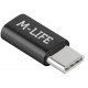 ADAPTER MICRO USB-USB TYP C [M-Life] - ML0850